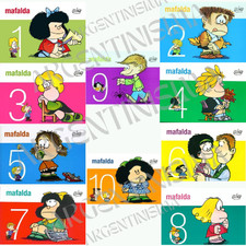 Mafalda. 10 Volúmenes. Historieta de Argentina. Tapa blanda. Quino. En Español picture