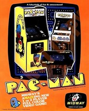 1980 Pac-Man Arcade Video Game Promo Flyer Repro 8x10 Photo picture