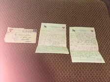 Vtg 1919 Letter F. J. Rudman, 223 Aero SquadronMitchell Field Hosm L.I., N.Y. picture