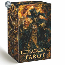 Magic Arcana Tarot Deck: 78 Cards 13x8cm/5.1x3.1in & Inner Fire Paper Manual picture