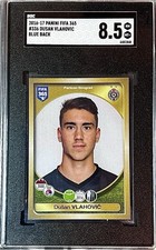 2016-17 PANINI FIFA 365 BLUE BACK #336 DUSAN VLAHOVIC SGC 8.5 RC ROOKIE picture