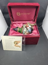 Ne' Qua Reverse Art Glass Painted Ornament