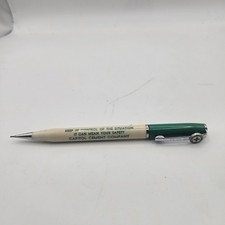 Vintage NSC Mechanical Pencil Advertising Green Cross Capitol Cement Company picture