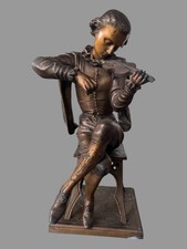Antique Victorian Cast Metal 12.5