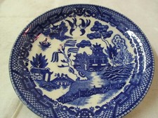 Vintage Japan Fine Quality Saucer Blue Willow picture