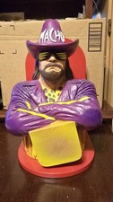 Slim Jim Macho Man Randy Savage Store Display Holder Red/Yellow picture