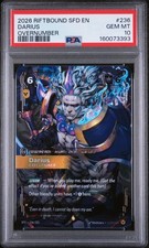 2026 RIFTBOUND: SFD-OVERNUMBER #236 DARIUS - EXECUTIONER PSA 10 picture