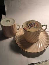 Aynsley fine bone china, demitasse cup and saucer , 12 piece set picture