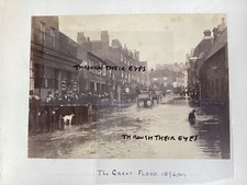 4 Original Photos The Great Windsor  Flood November 1894 picture