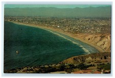 c1950's Aerial View Malaga Cove Palos Verdes Estates California CA Postcard picture