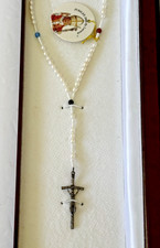 Official Jubilee 2000 Catholic Rosary by Lucoral with Box & Tag picture