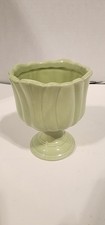 Vtg Napcoware Footed Pedestal Planter Small 1950s Celery Cottagecore picture