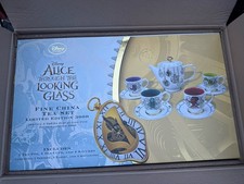 Disney Limited Edition Alice Through The Looking Glass Fine China Tea Set New picture