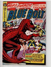 BLUE BOLT #107 (1950) RARE HIGHER GRADE L.B. COLE SCI-FI GOLDEN AGE A picture
