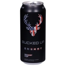 Bucked Up Energy Sport Drink Rocket Pop Single Can Crash Free picture