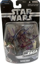 Phil Tippett & Jon Berg Momaw Nadon Signed Star Wars 2004 Saga Collection BAS picture