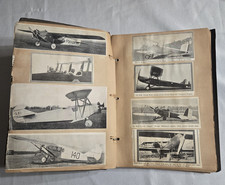 Large 1920s Aviation Scrapbook Early Planes, Airmail, Boeing Clippings 20+ Pages picture