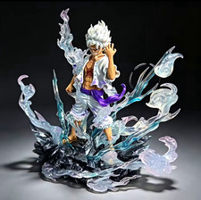 One Piece Monkey D. Luffy Gear 5 Anime & Manga Statue Figure with Base picture