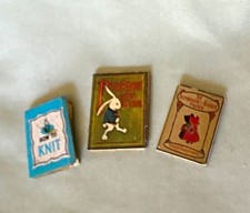 Vintage 1:12 - Three Miniature Dollhouse Books picture