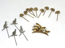 14 Vintage Australia Souvenir Pins Sydney Opera House Map Kangaroo Lot picture