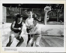1988 Press Photo Actors Jack Gilford, Hume Cronyn in