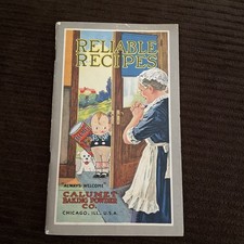 Vintage Calumet Baking Powder Reliable Recipes Cookbook Advertising Booklet picture