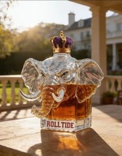 Alabama Football Liquor Whiskey Decanter Mini Bottle  Roll Tide  picture