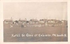Danville Quebec Canada Hotel St Regis Cabins Swimming Pool Real Photo PC AA33385 picture