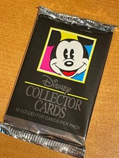 1991 Mickey Mouse Disney Collector's Cards 15 Card Pack Sealed/Unopened picture