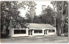 RPPC LAURA'S GRILL Roadside CLOVERDALE, CA Sonoma County 1950s Laws Photo picture