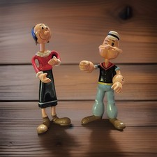 Vintage 1989 Popeye & Olive Oyl by Jesco Bendables picture
