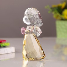 DOJOZ Crystal Little Angel Cherub Figurine Gold picture