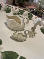 Rare Lenox Lot, Large Blue Mark Swan , Swan & Dolphin Regular Mark Mint Free Sh picture