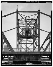 New Bedford Fairhaven MA Middle Bridge Swing Bridge 1899 Acushnet River picture