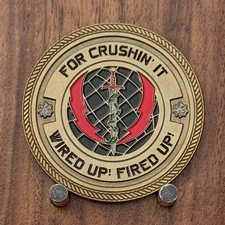 96th Communications Squadron Commander Presented Military Challenge Coin  M#14 picture