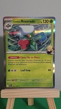 2025 Pokemon TCG Cynthia's Roserade Holo 008/182 Stage 1 HP 130 Leaf Step 80 picture