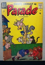 1958 FRISKY ANIMALS ON PARADE #3 Ajax Early Silver Age Comic picture