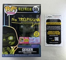 Funko Pop Geiger #59 LE 1000 2026 SDCC Exclusive Signed By Geoff Johns JSA CERT picture