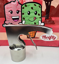 Ice Cream Scooper Cylinder Thrifty Style Old Time Stainless Steel Scooper NEW picture