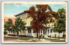 Hotel Marlboro Lakewood New Jersey Street View Postcard picture