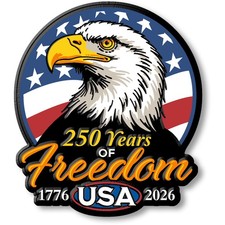 USA Bald Eagle 250th Anniversary Magnet by Classic Magnets picture