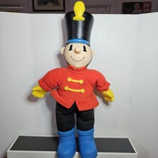 VIntage Kay Bee Toys Store Mascot Soldier Cloth Vinyl Advertising Doll 15