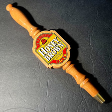 Vintage J W Dundee's Original Honey Brown Lager Tap Handle Solid Maple 14.5