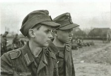 WW II - German Photo --    Young German P O W `s  picture