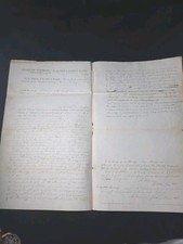 1861 Vermont Civil War Era Legal Writ Document Castleton Canada Business Fraud picture