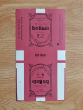 opened empty cigarette soft pack--84 mm-Switzerland-Roth-Handle-19 cigarettes picture