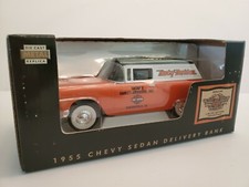 Harley Davidson Collectible Coin Bank 1:25 scale 1955 Chevy Sedan Delivery picture