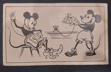 1930's Mickey and Minnie Mouse sewing/needle card set picture