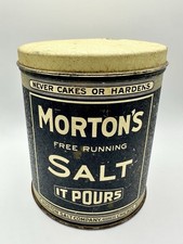 Rare Original Morton’s Salt Tin - 