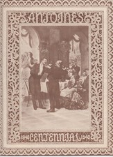 Ornate 1840-1940 Centennial Menu from Antoine's Restaurant in New Orleans picture